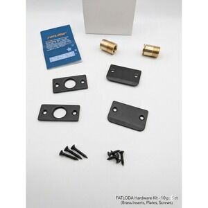 FATLODA 2 Pack Magnetic Door Catch Adjustable Closing Black MP-2-BL-A NEW